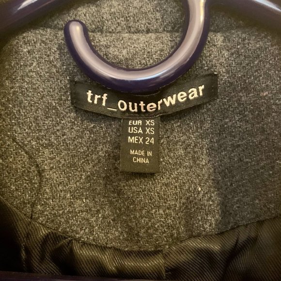 Zara Double Breasted Buttoned Coat XS - Picture 5 of 10